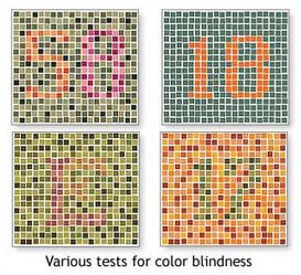 test for colour blindness