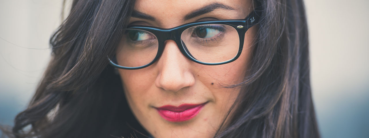 Woman wearing eyeglasses in Camas, WA
