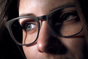 Closeup Woman Glasses in Ogden, UT