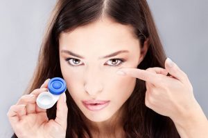 Eye Care, Gas Permeable Contact Lenses for woman in Garden Grove, CA