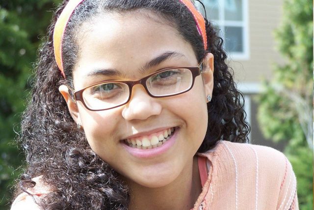 african american teen wearing eyeglasses