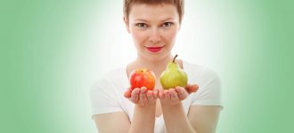 nutrition american woman pear apple green
