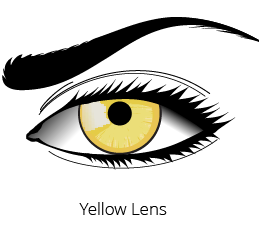 halloween yellow lens