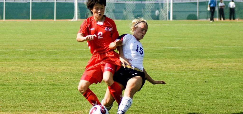 asian sports soccer females caucasian