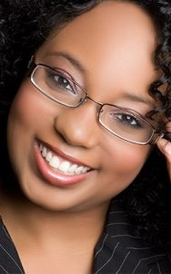 african american woman glasses black