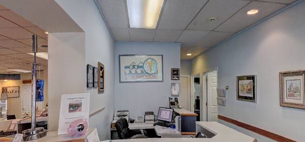 Inside of our eye care clinic