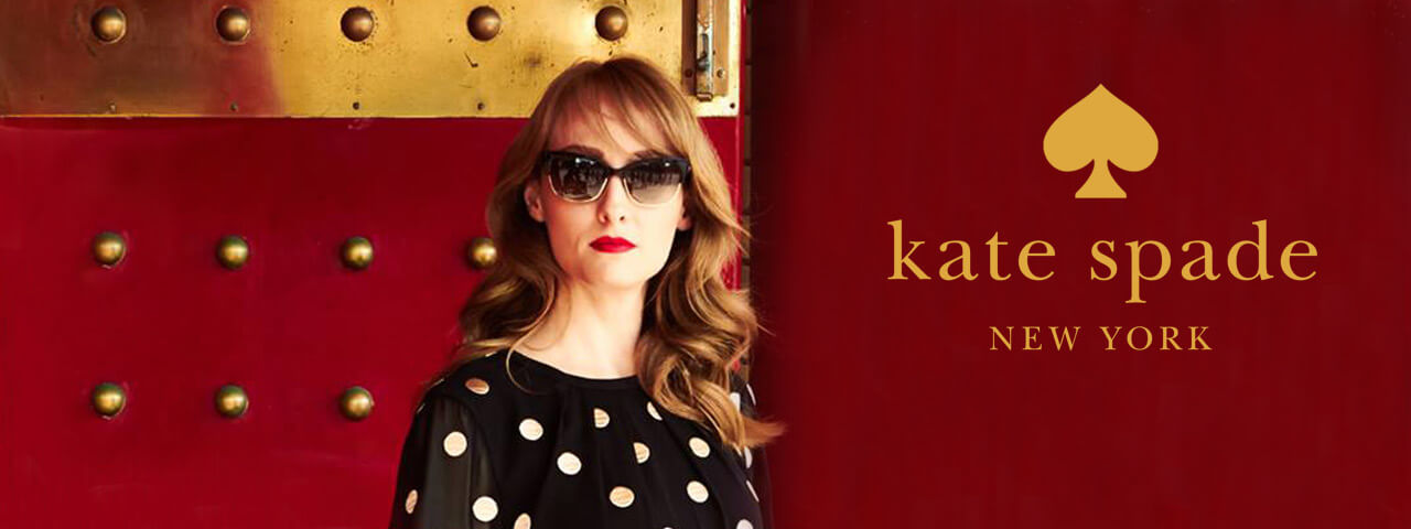 Woman Wearing Kate Spade Sunglasses
