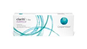 Eye doctor, box of CooperVision Clariti 1 Day Multifocal contact lenses in Lancaster, OH