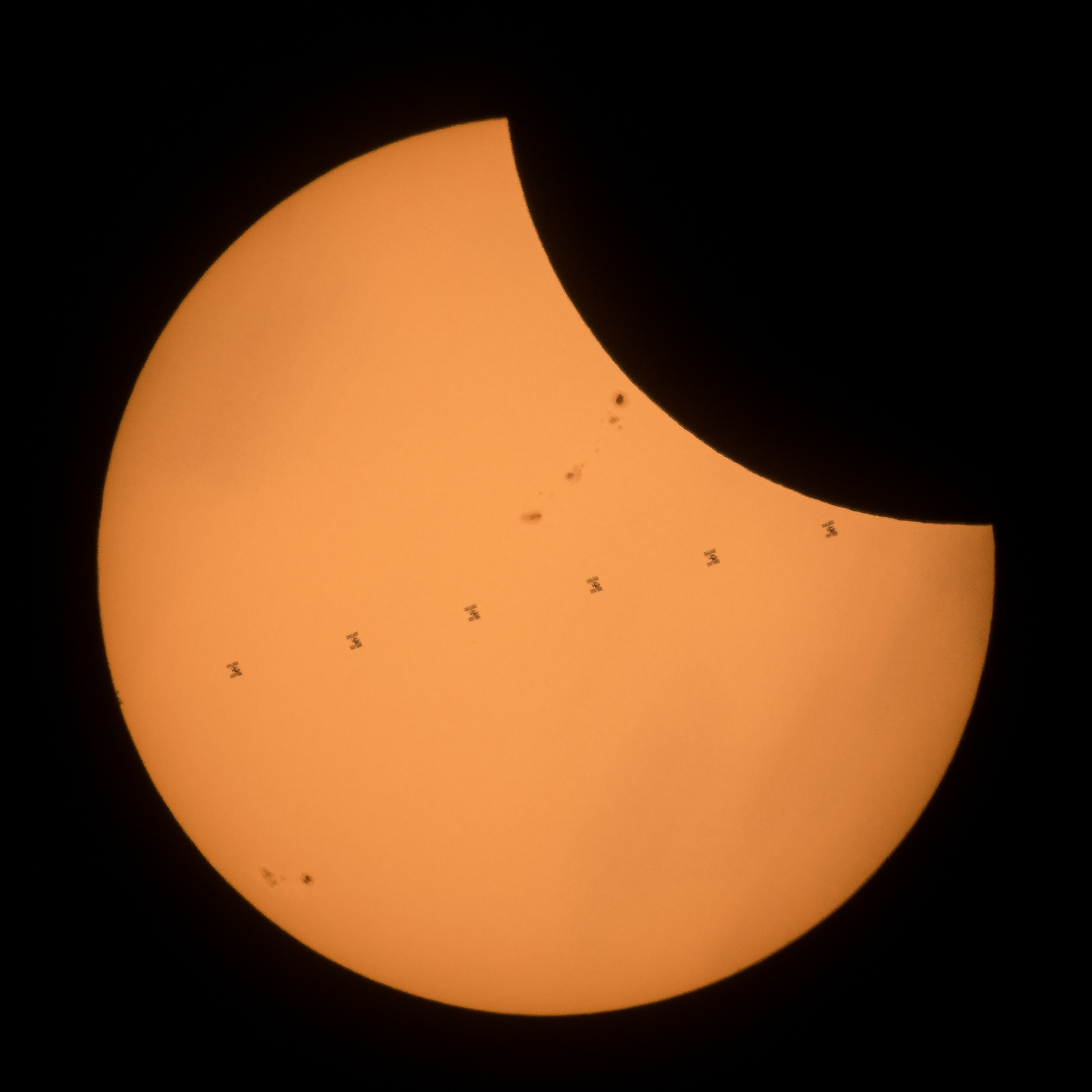 2017 Total Solar Eclipse ISS Transit