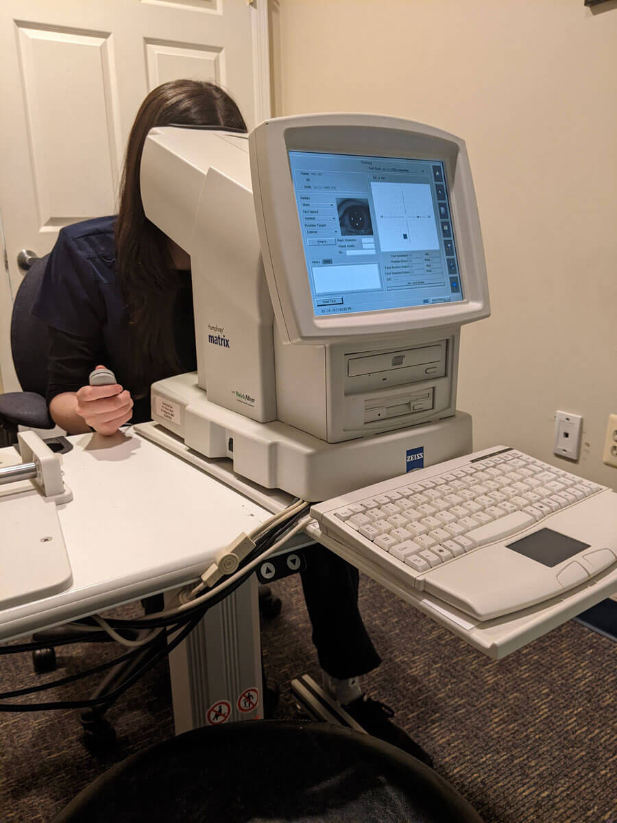 eye exam technology at Family Eye Care