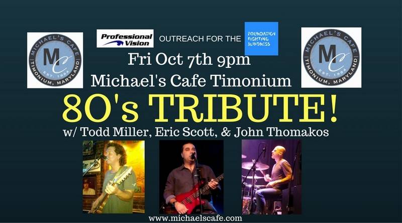 eye doctors in Timonium MD at a tribute concert