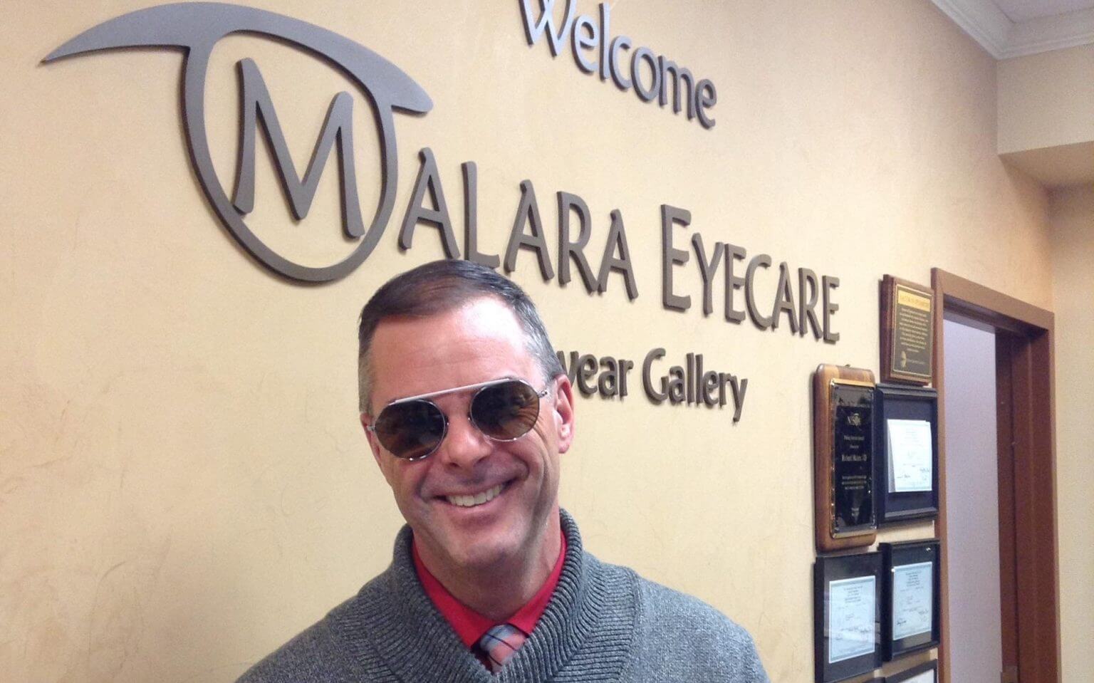 Dr. Malara in sunglasses