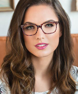 Model Wearing Fysh Glasses