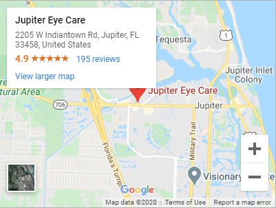 Jupiter Eye Care Google Maps