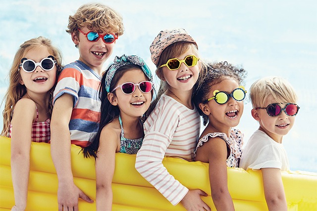 Eye doctor, kids wearing sunglasses in Cedar Park, TX