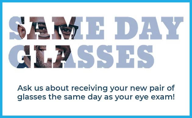 ad for same day glasses