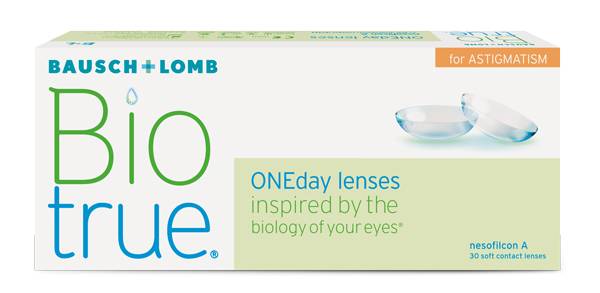 Eye Exam, Bausch and Lomb Bio True One Day Lenses in Seattle, WA.
