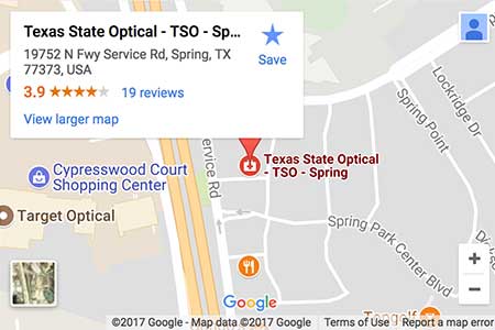 texas state optical spring map