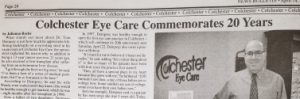 Colchester Eye Care in the News