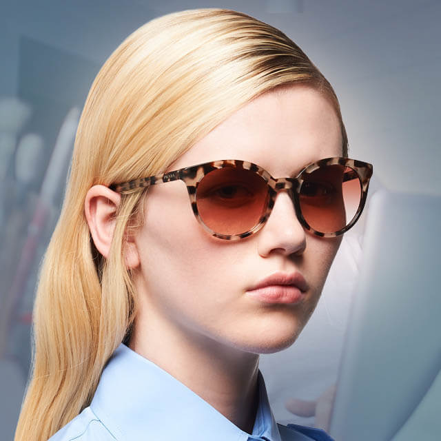 prada teen girl sunglasses