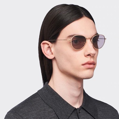 man wearing black tinted prada sunglasses