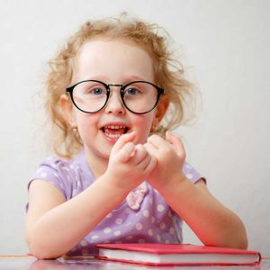 Funny Girl With Glasses 640