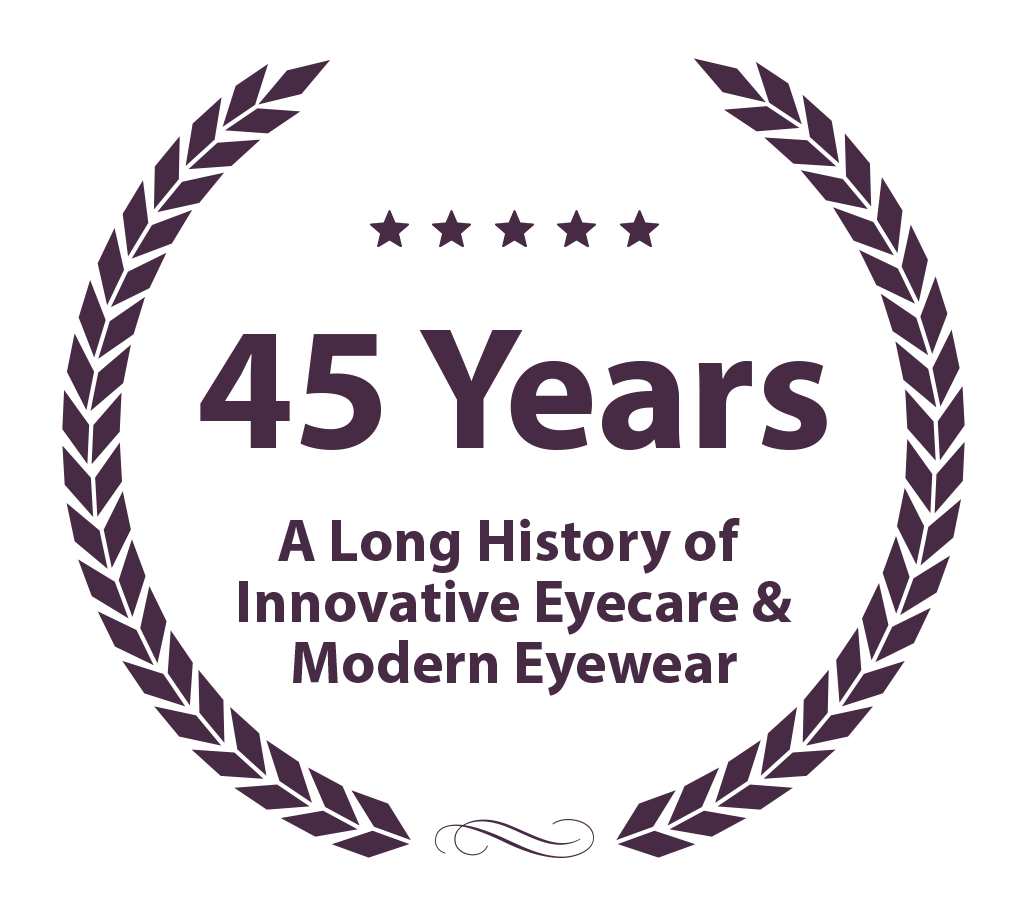 Martin Street Optometry   45 Year Badge