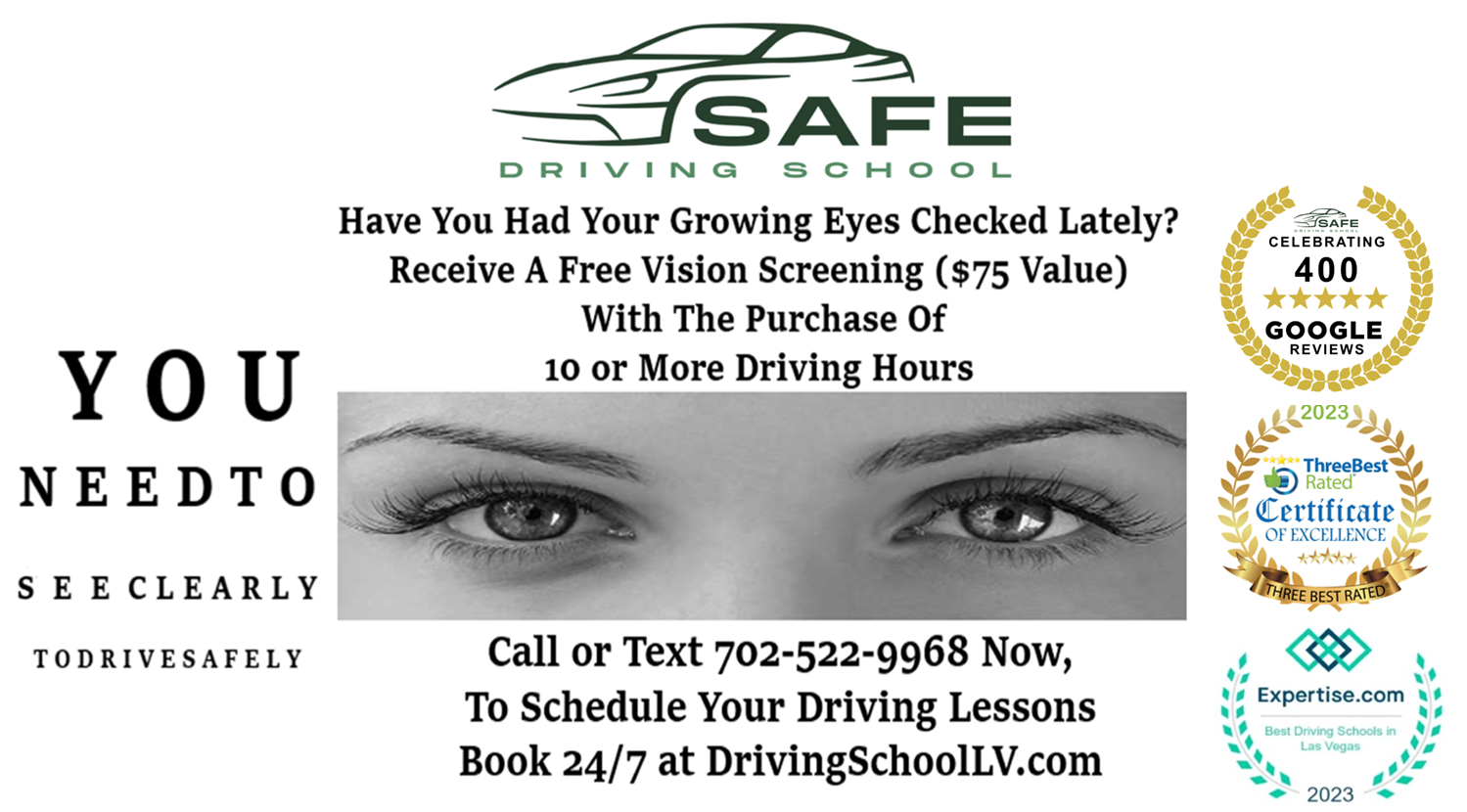 growing eyes? get checked