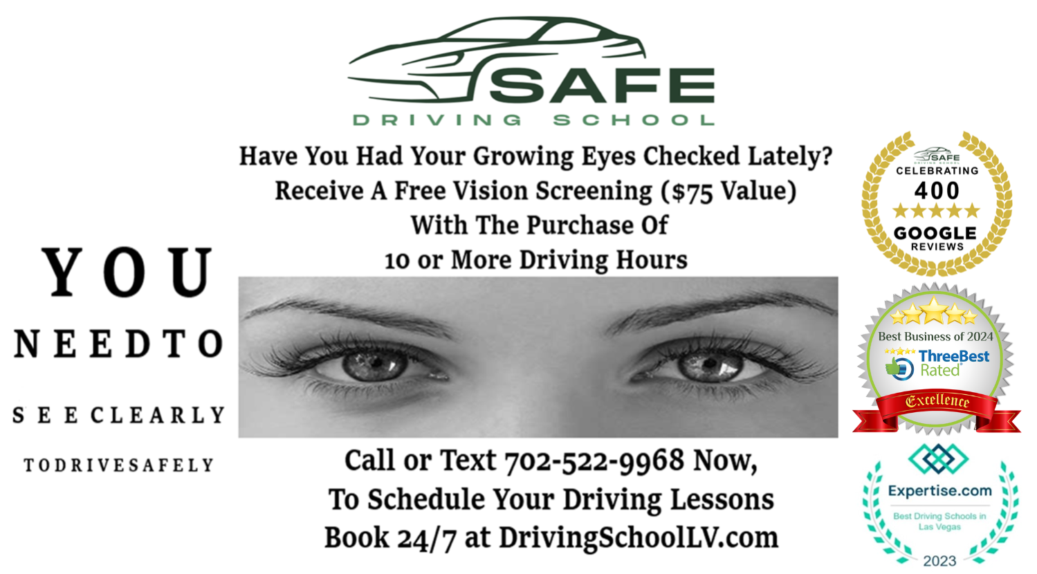 growing eyes? get checked