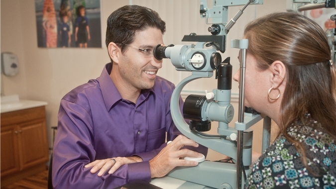 Dr Girard eye exam