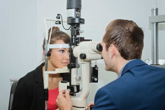 Eye Doctor Conducting Comprehensive Eye Exam in Indiana, Pennsylvania
