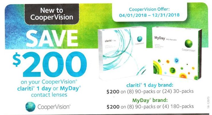 Save Up To 200 On Your CooperVision Contact Lens Purchase
