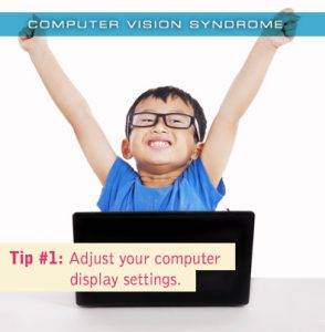 Colorado Springs eye doctor's computer vision syndrome Tip #1: Adjust your computer display settings