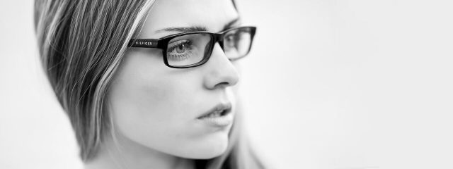 Optometrist woman wearing eyeglasses in Louisville, LaGrange & Carrollton, Kentucky