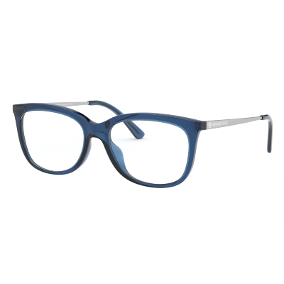 pair of michael kors blue eyeglasses