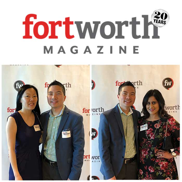Dr. Richard Chu for being named to Fort Worth Magazine's top doctor for 2019!