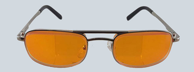 escoop mens orange glasses