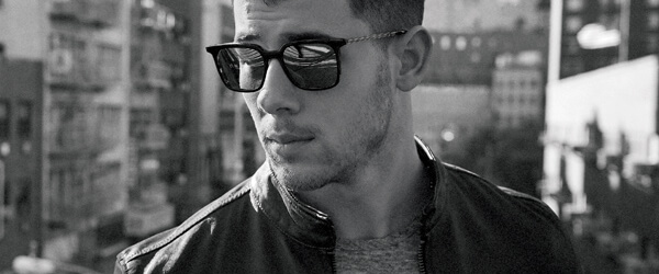 Young Man Wearing John Varvatos Designer Eyeglass Frames
