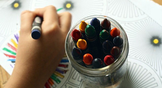 crayons coloring