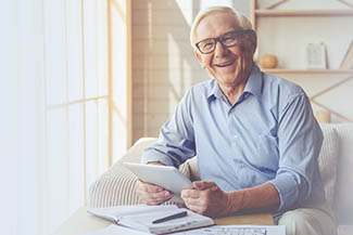 Eye care, Handsome Old Man Wearing Glasses in Billings, MT