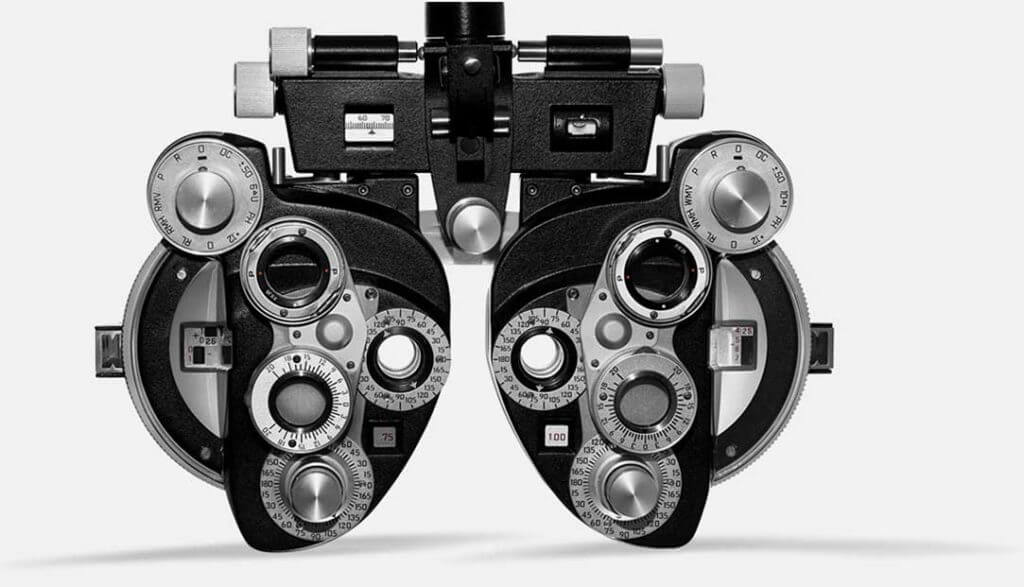 eye care technology (phoropter) Eye Exams in Flagstaff