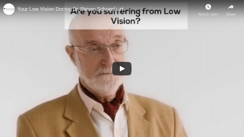 Your Low Vision Doctor Dr Steven Schoenbart YouTube