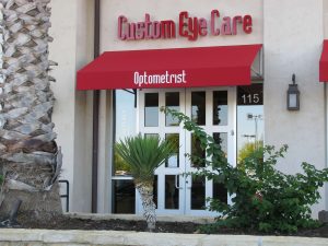 Outside our Custom Eye Care at the Rim