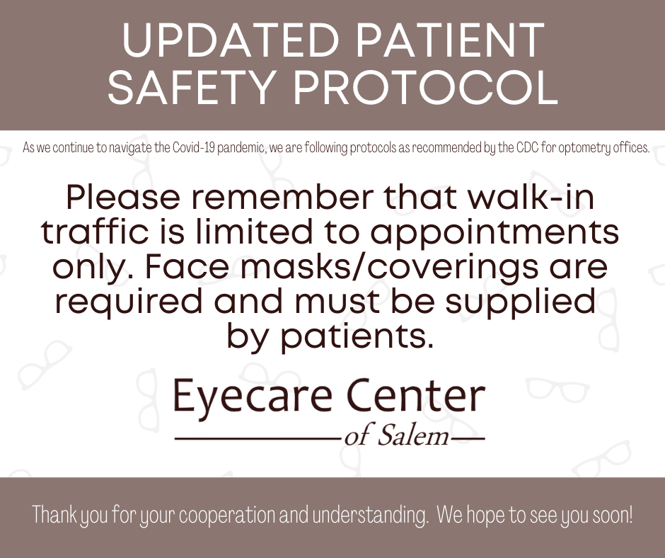 Eyecare Center of Salem Safety Protocols