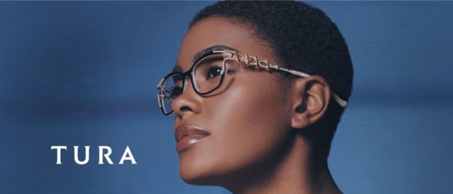 Woman Wearing Designer Eyeglass Frames