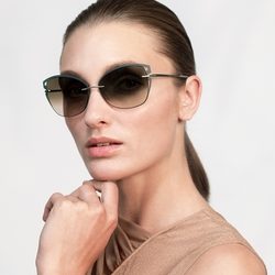 woman with silhouette sunglasses