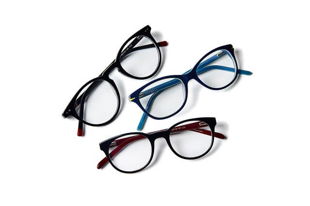 3 complete pairs eyeglasses