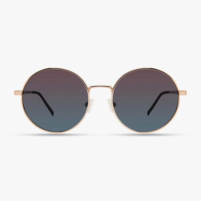 pair of round eco sunglasses