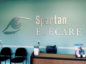 Spartan Eyecare interior signage