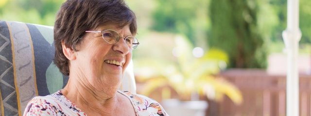 Optometrist, senior woman smiling in Toronto & Mississauga, ON